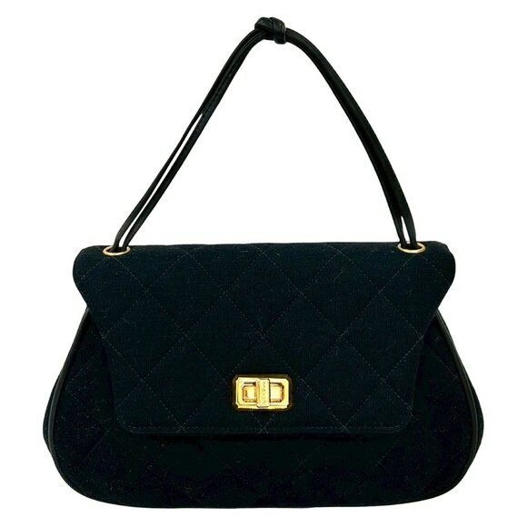 CHANEL Handbags - CHANEL Black Leather Bag